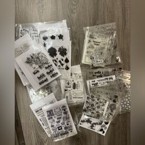 29 Set of Clear Stamps (card making, scrapbooking, journaling)